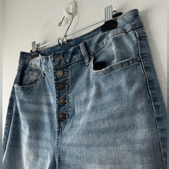 SOUND STYLE Jeans Women 16 Hope High Rise Crop Comfort Stretch Light Wash - Picture 7 of 14